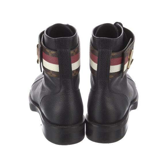 ❤️Louis Vuitton 2018 LV Monogram Combat Boots❤️ - Picture 4 of 5
